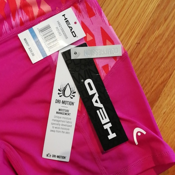 NWT Head XS compression dri-motion shorts - Picture 5 of 5